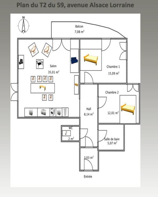 Appartements Residilaverde Gare Grenoble Eksteriør bilde