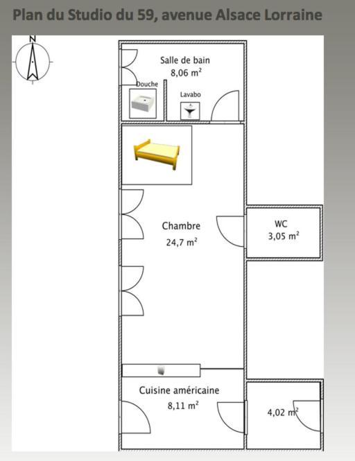 Appartements Residilaverde Gare Grenoble Eksteriør bilde